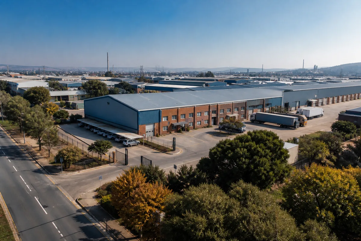 Large warehouses, depots and industrial yards in Pretoria Industrial, within HoneySucker's Pretoria West septic service coverage